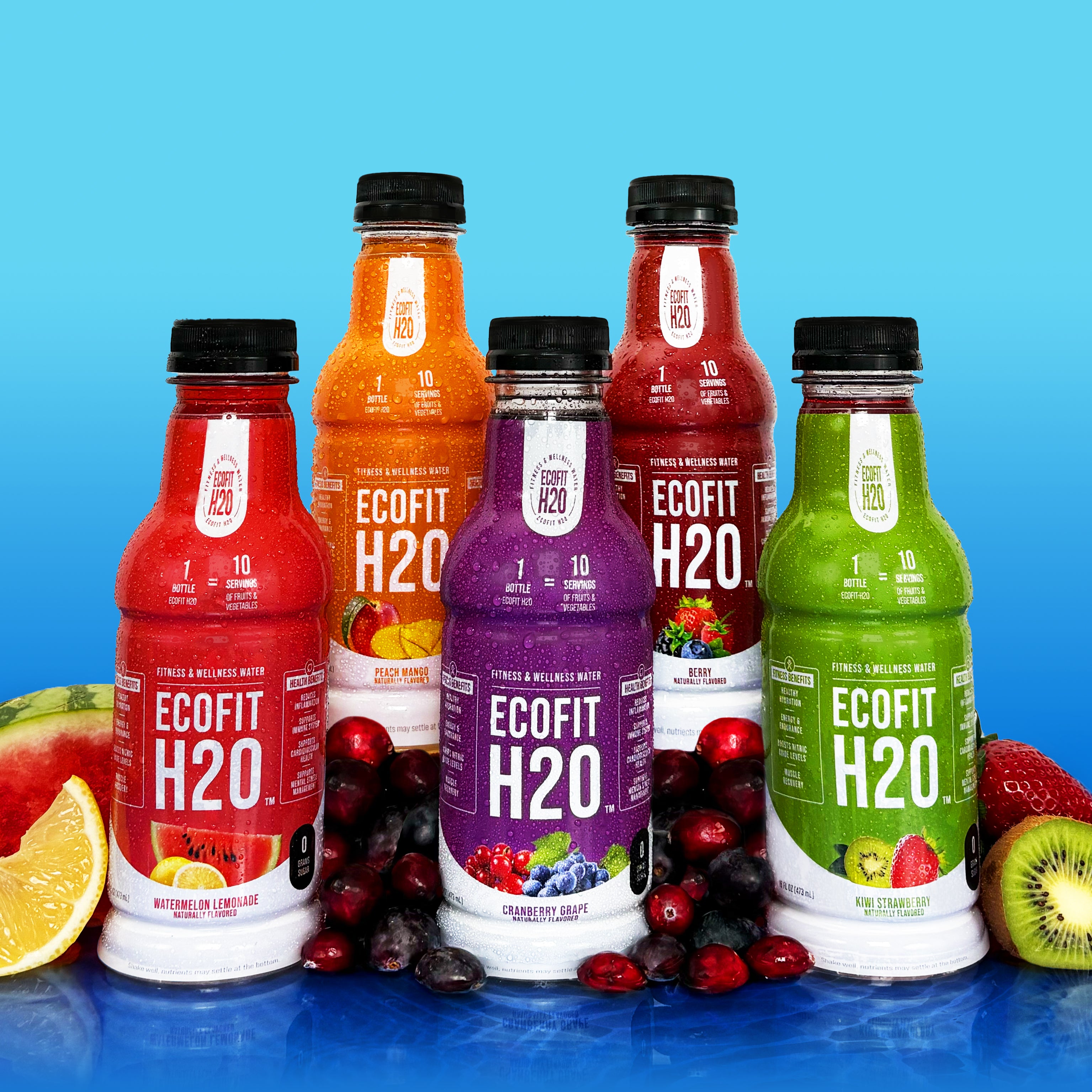 Ecofit H2o| Wellness Water| natural sweeteners| fitness hydration